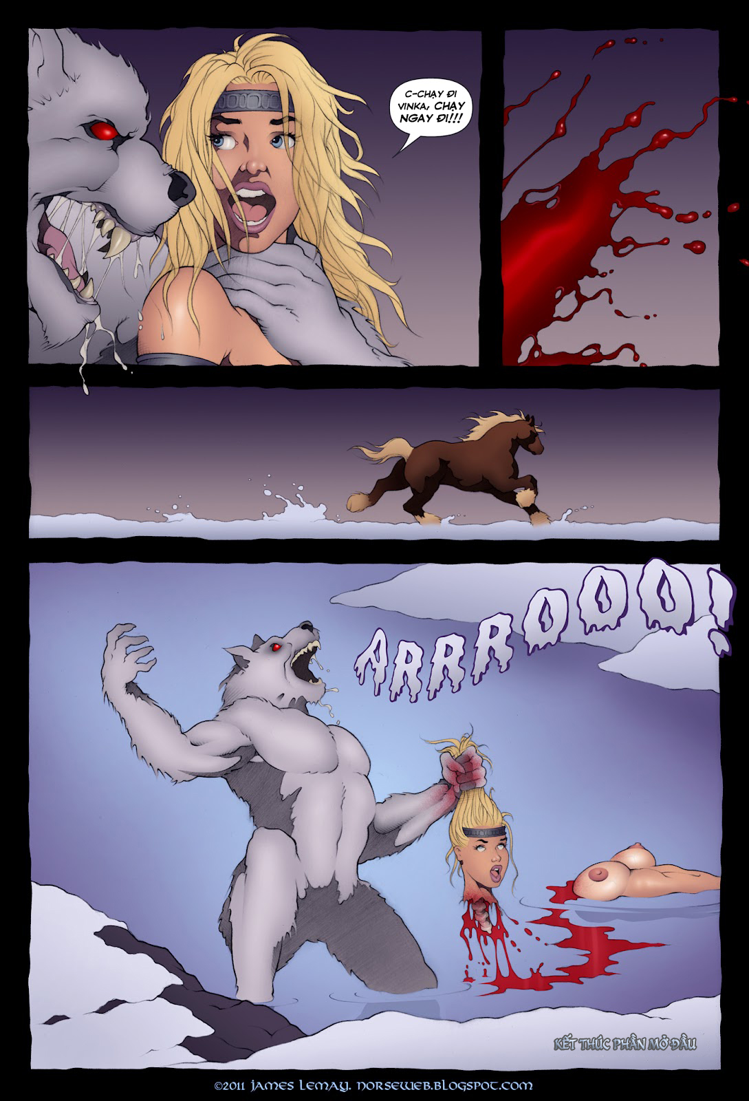 Đọc truyện hentai Bắc Âu thần thoại - Sự khởi đầu của Khiên Chiến Nữ - Chap 1- Full màu