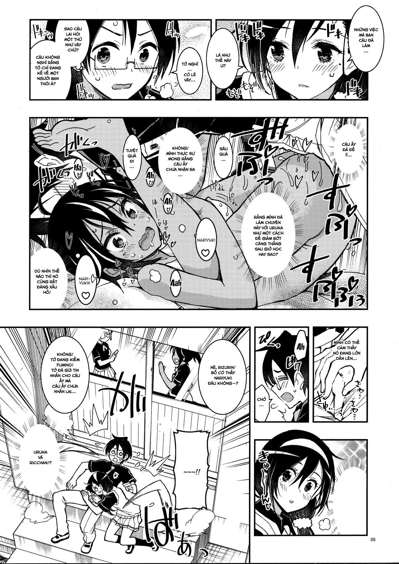 Đọc truyện hentai Bokutachi wa Fumino mo Asumi mo Kawaii (Bokutachi wa Benkyou ga Dekinai) - Oneshot