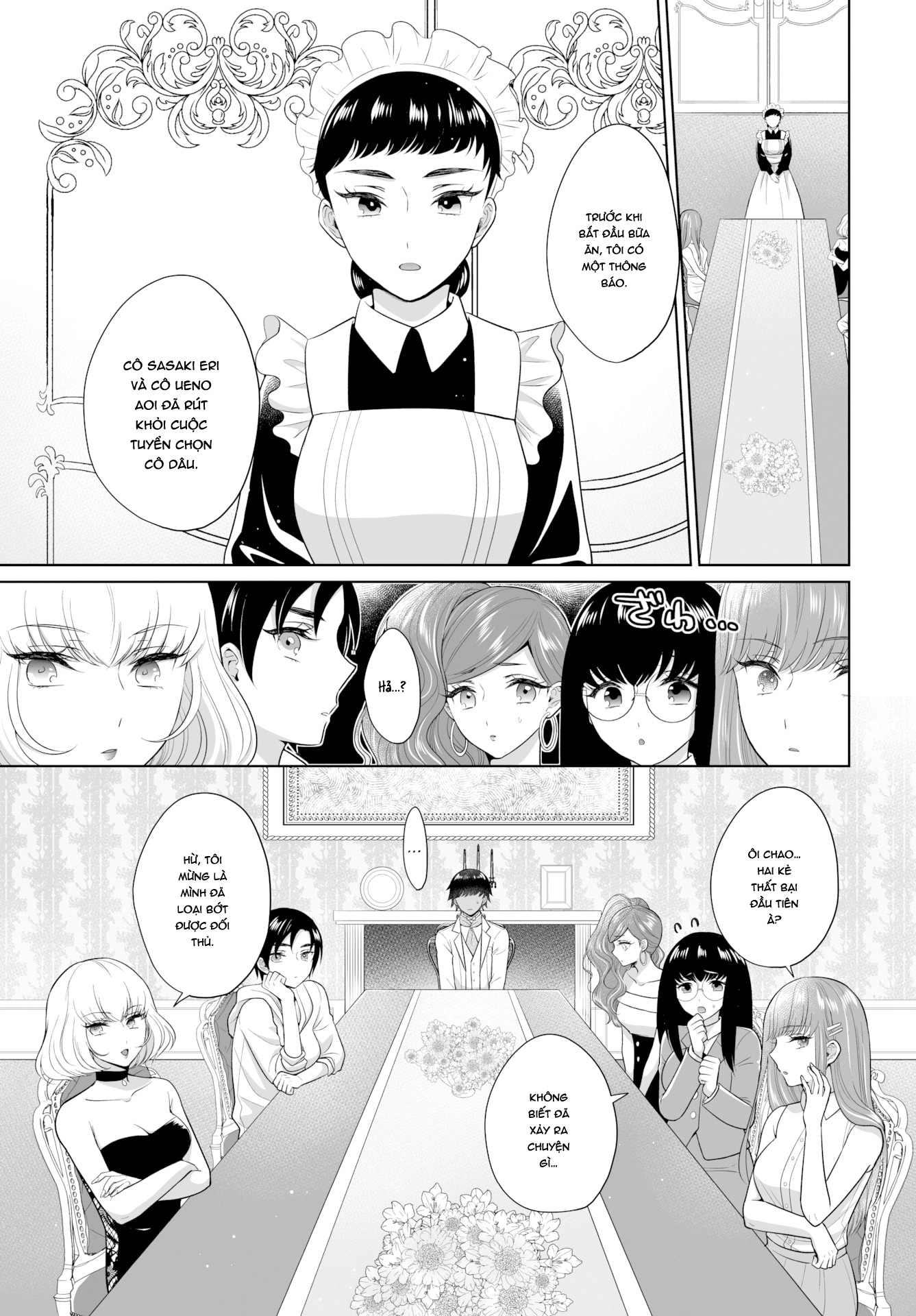 Đọc truyện hentai The Royal Bride Battle Royale - Chap 6: 3some + Yuri