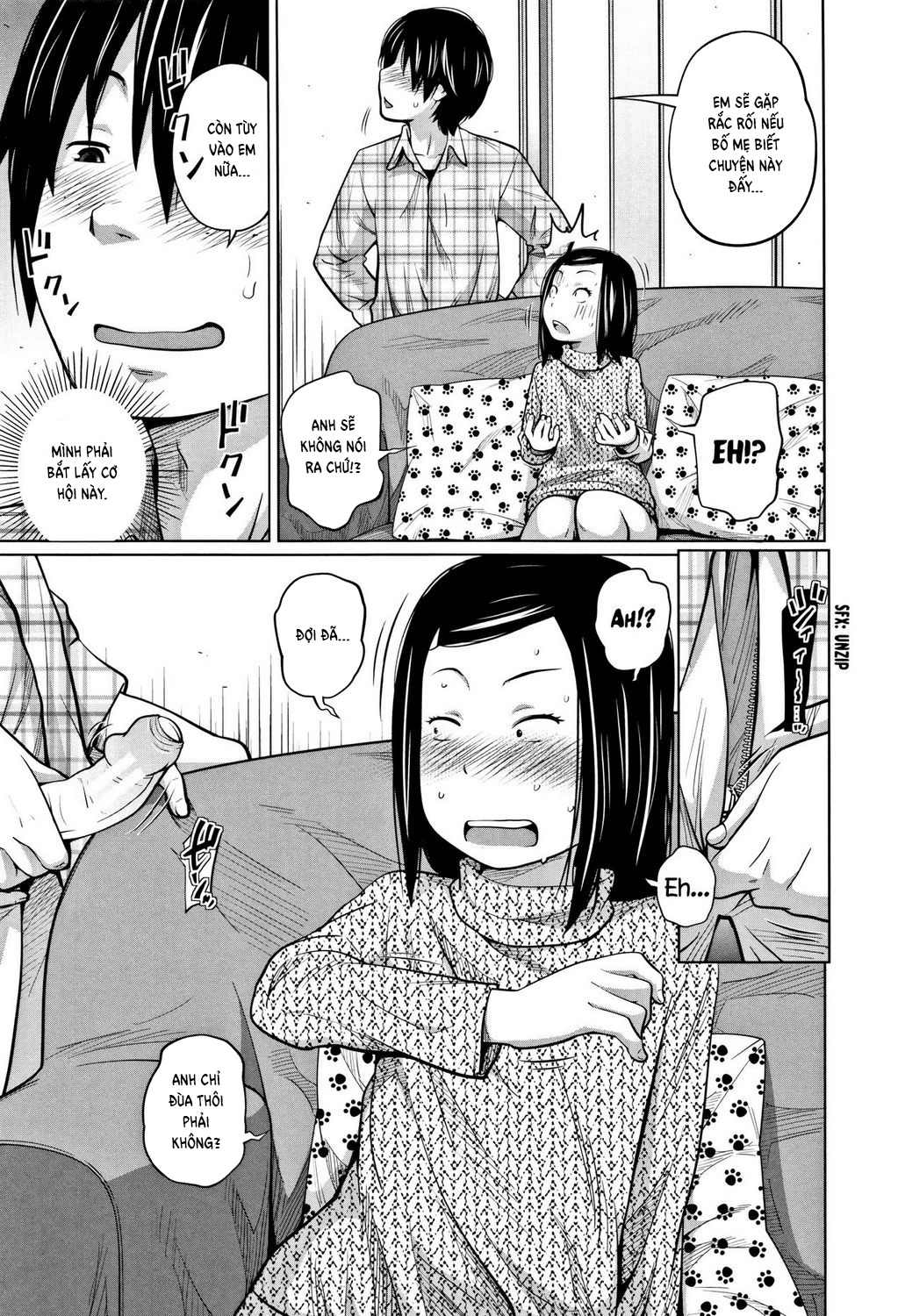 Đọc truyện hentai I'm home Watching!! - Oneshot