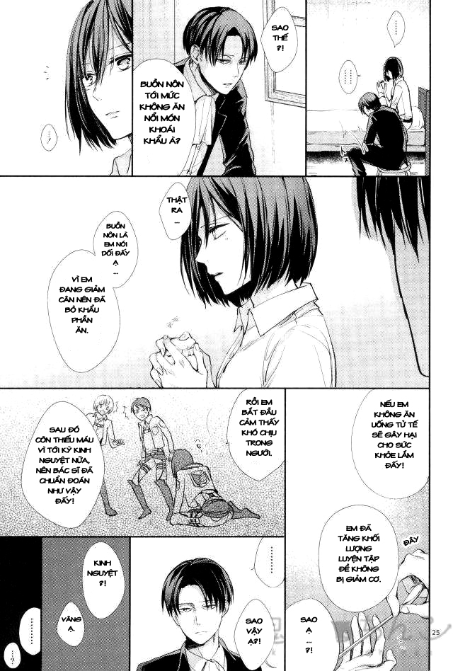 Đọc truyện hentai Ánh sáng phía bên kia (Shingeki no Kyojin) - Oneshot