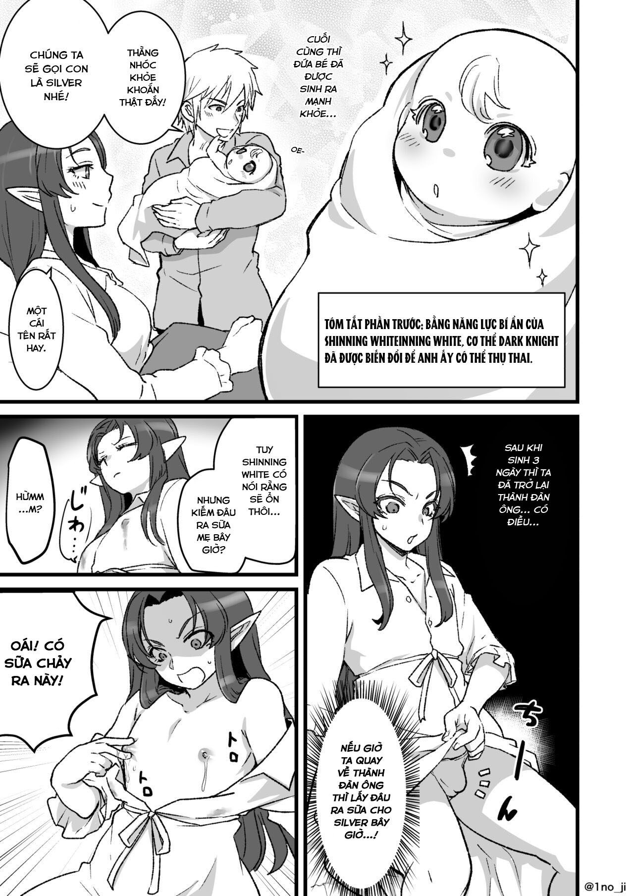 Đọc truyện hentai Câu chuyện về một cựu thủ lĩnh của quân đội Quỷ vương thua một anh hùng và bị biến thành nữ. - Oneshot