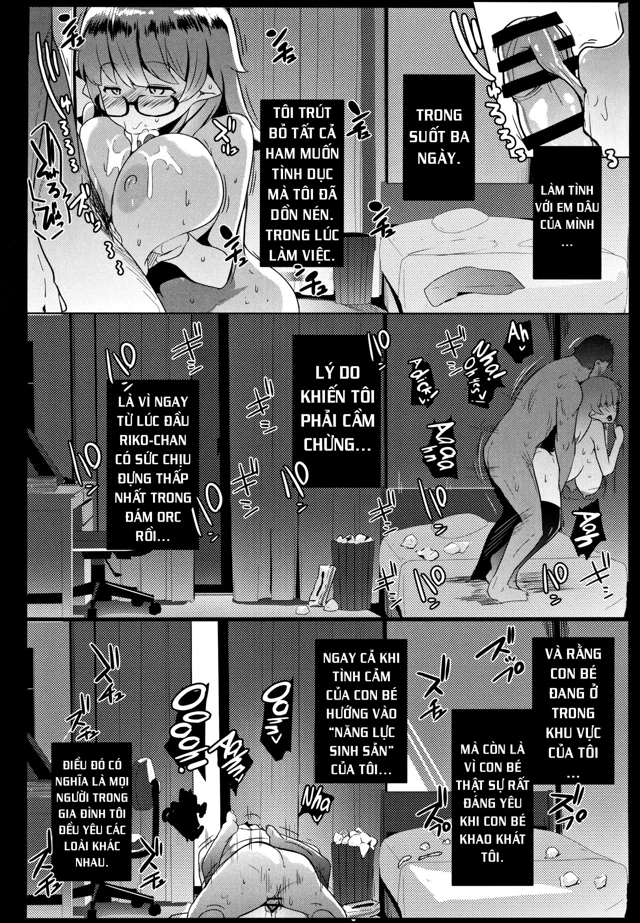 Đọc truyện hentai Em gái tôi là một bé Orc - Chap 1