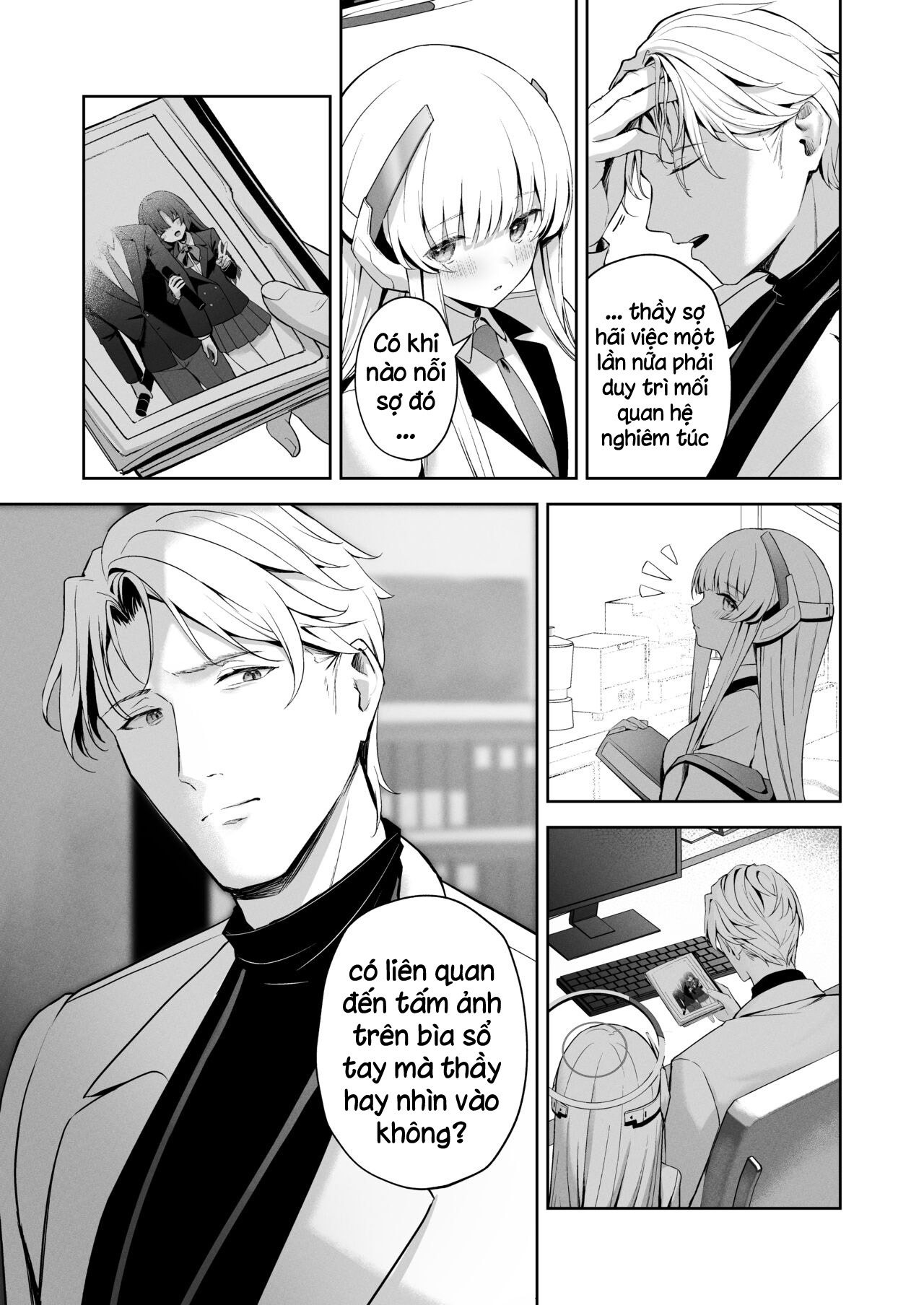 Đọc truyện hentai Noa nhận thấy Yuuka và Sensei ngày càng thân thiết - Oneshot