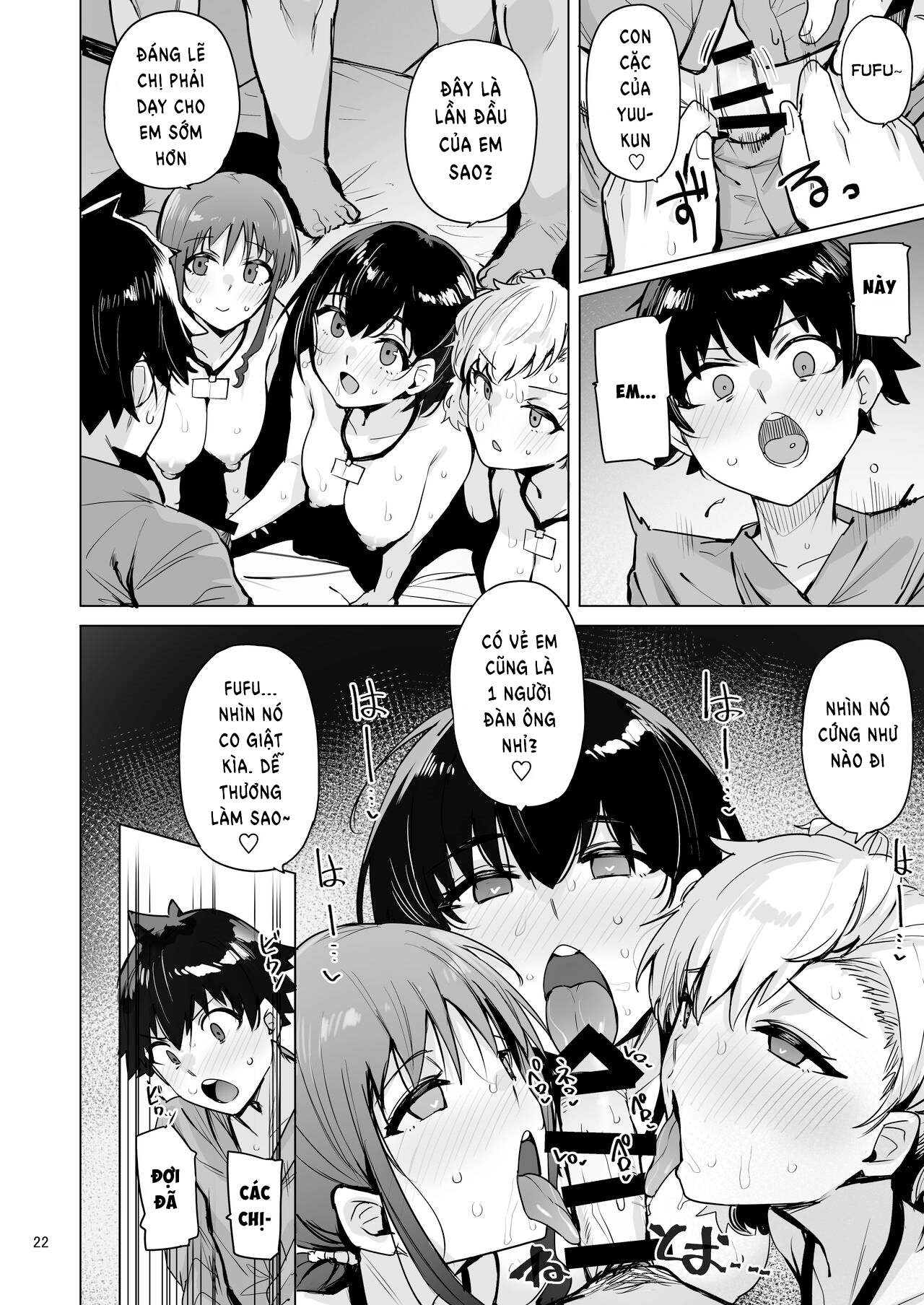 Đọc truyện hentai Nhà trọ của 3 chị em nhà nghèo phục vụ kinh doanh - Chap 4(Kết thúc)
