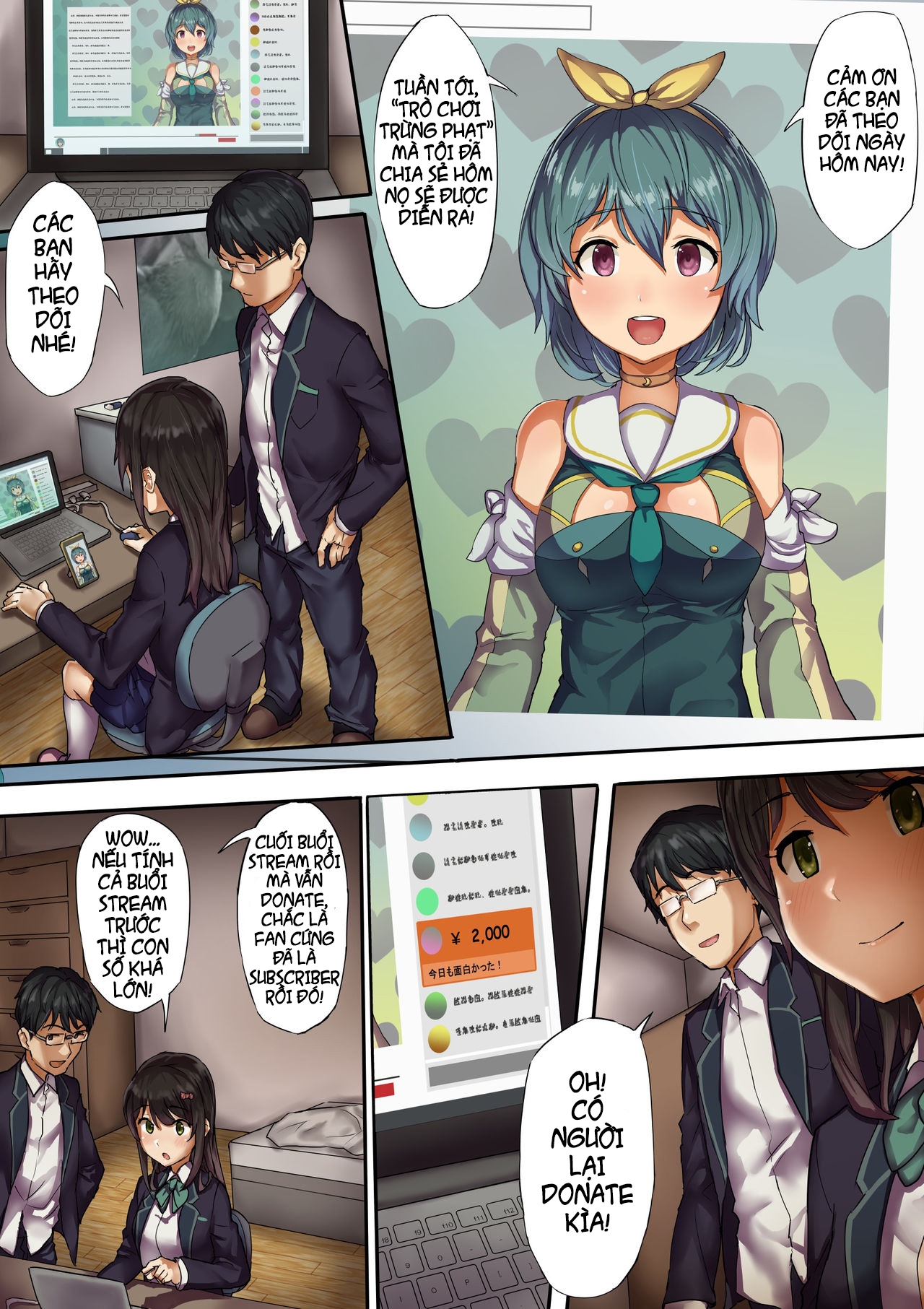 Đọc truyện hentai Netorare During Live Streaming - Oneshot