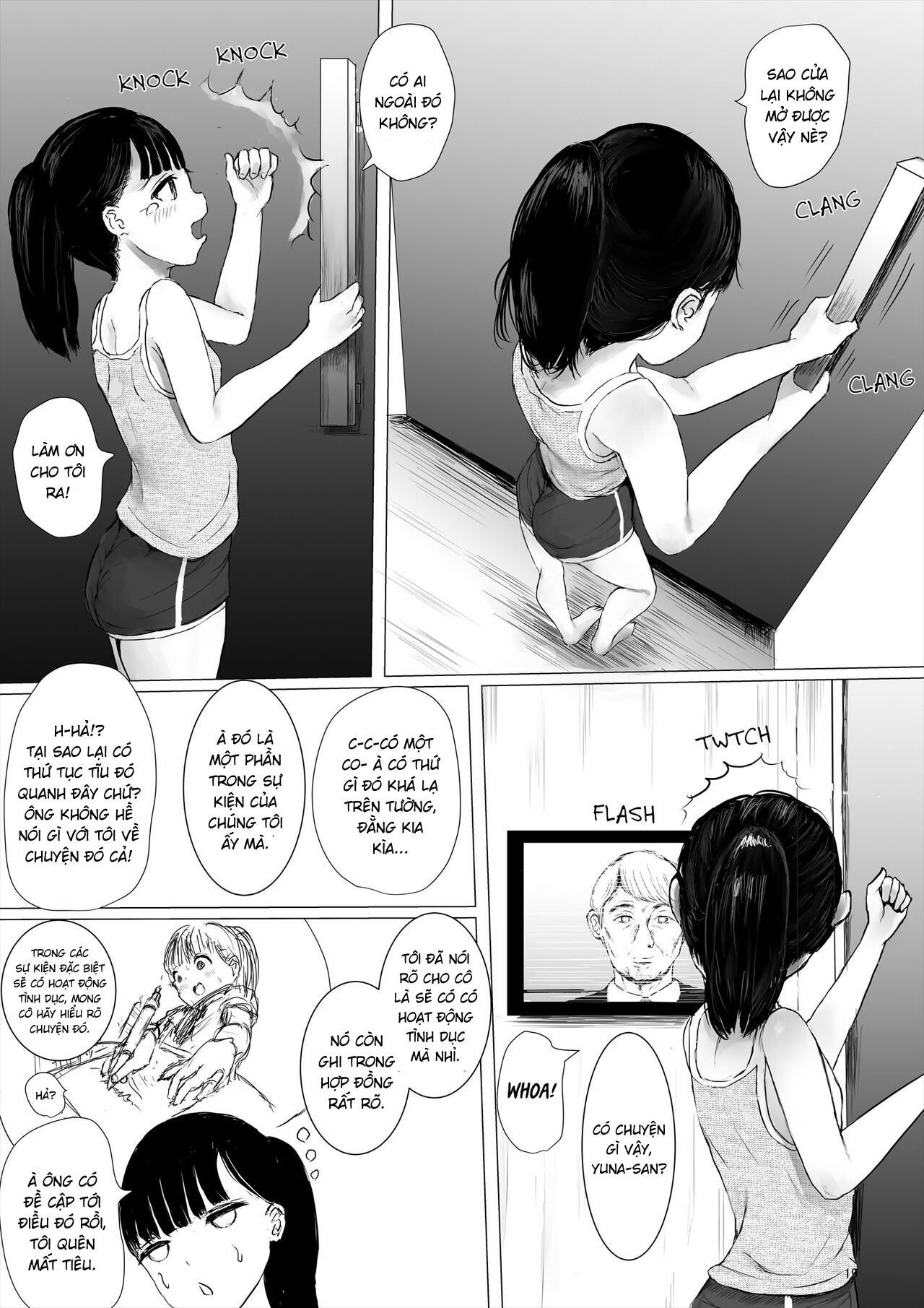 Đọc truyện hentai Thử thách một tháng sống trong căn phòng toàn cặc - Chap 1.1