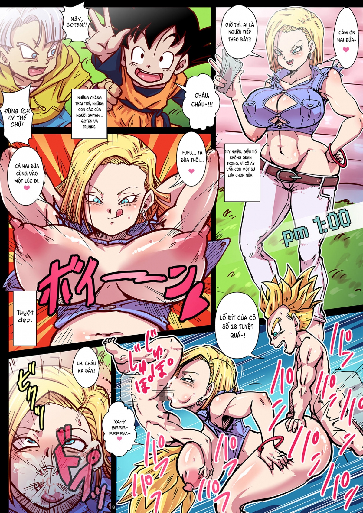 Đọc truyện hentai Số 18 và những người bạn - Oneshot