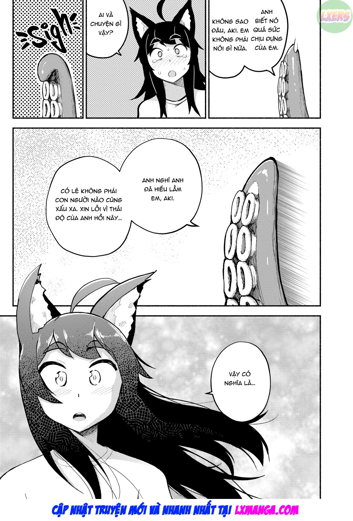 Đọc truyện hentai Người hầu của tôi là quái vật xúc tu - Chap 4 - [END]
