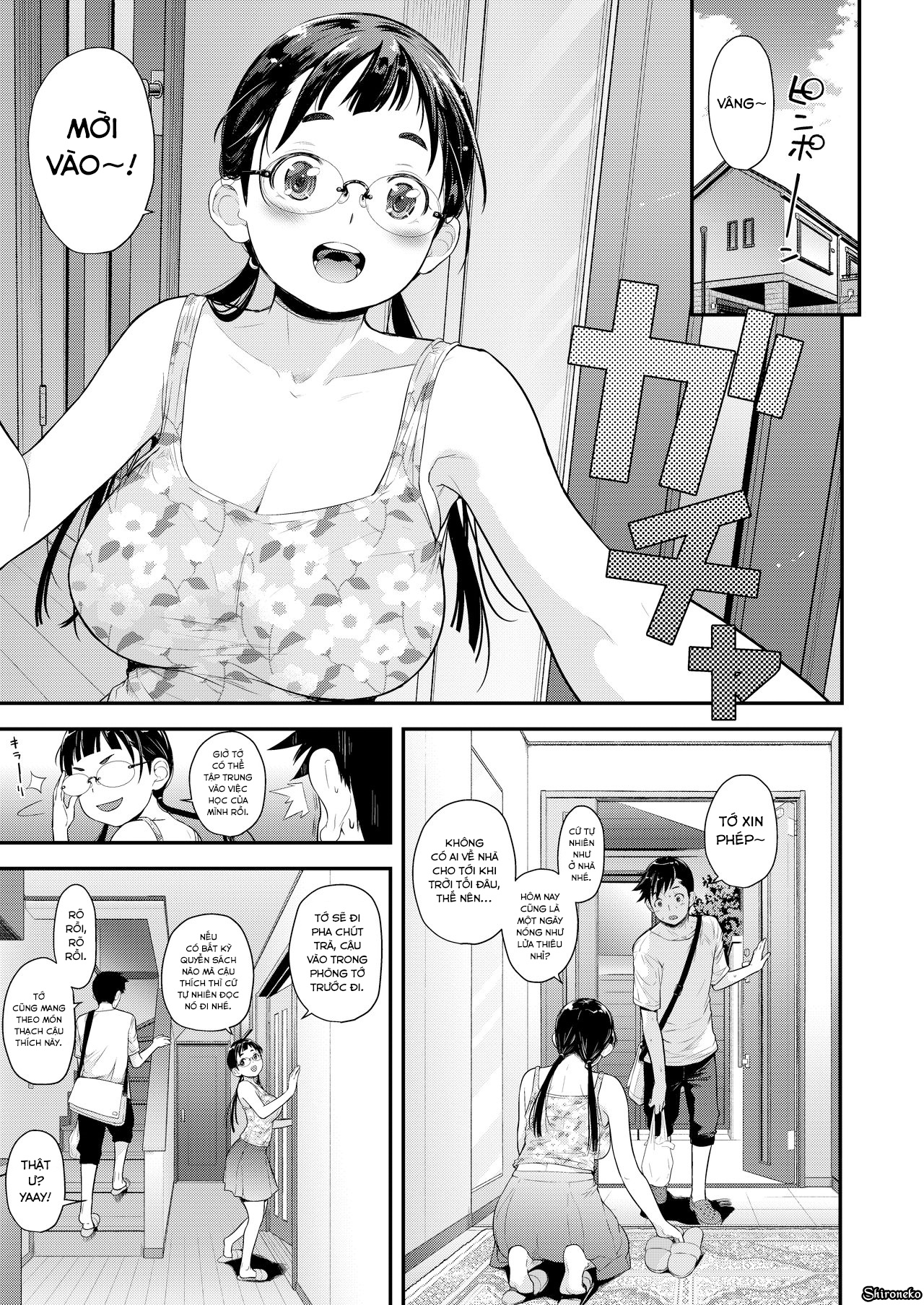 Đọc truyện hentai Jimiko to Ichinichijuu Sex - Chap 4 - Jimiko to Ichinichijuu Sex 4 - Futarikiri no Juken Benkyou wa...