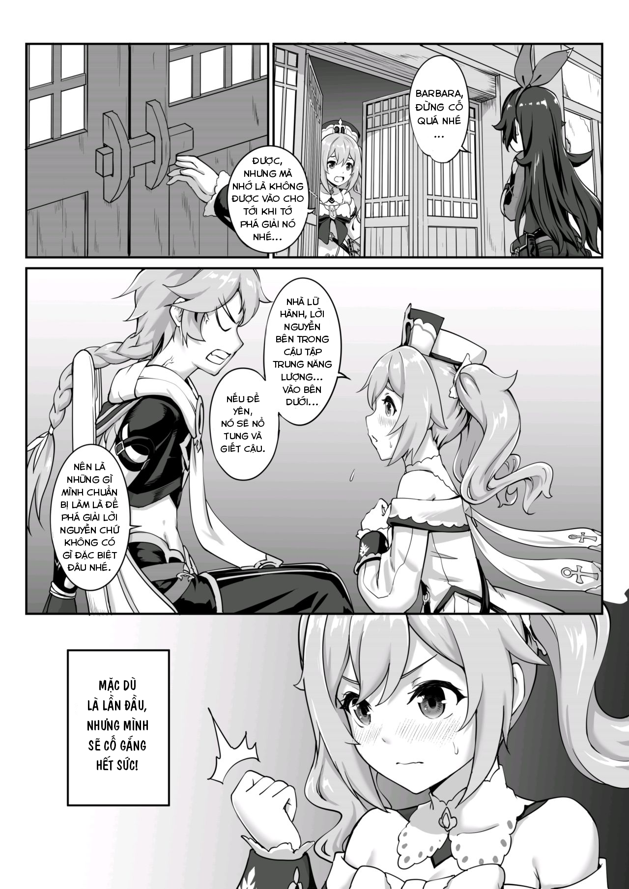 Đọc truyện hentai Barbara Star! Dush! (Genshin Impact) - ONESHOT