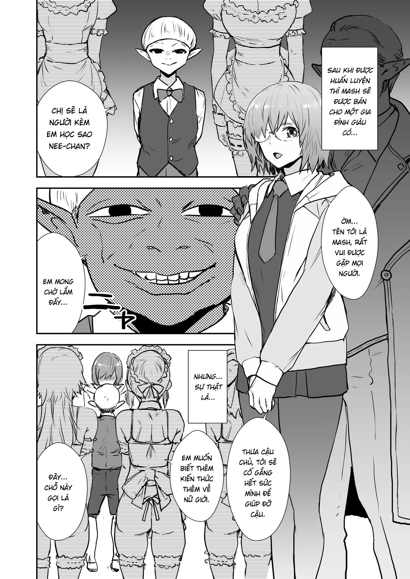 Đọc truyện hentai Mash bị bắt vào trang trại con người! - Oneshot nứng