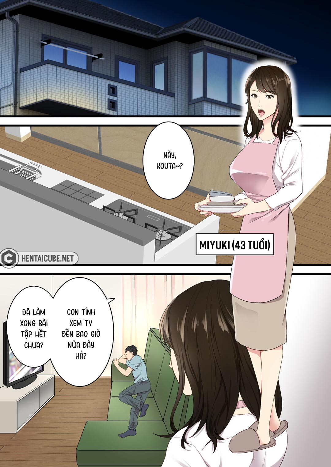 Đọc truyện hentai Mẹ con khắc khẩu đã trở thành người tình - Chap 1