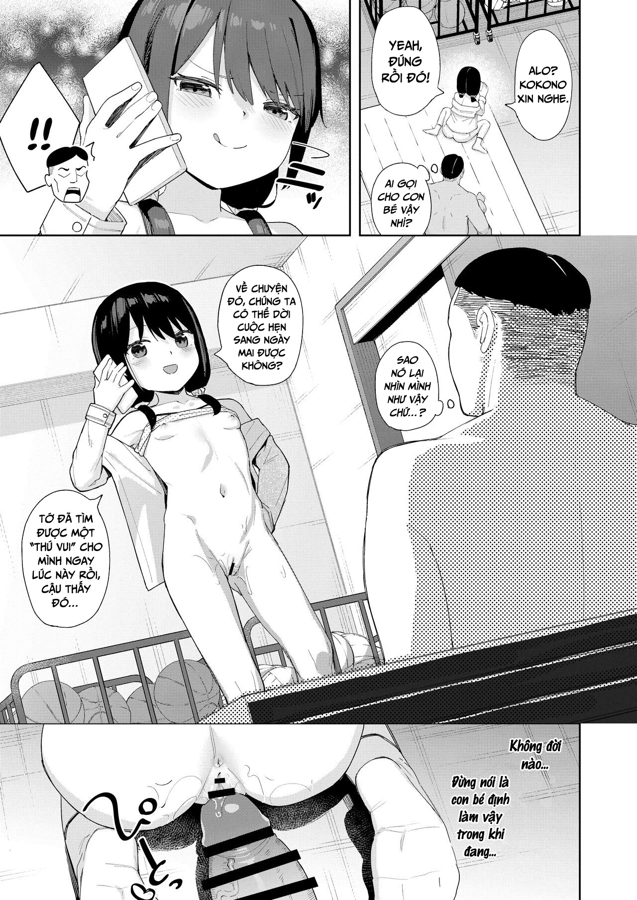 Đọc truyện hentai Tôi bị ăn hiếp bởi một con nhãi ranh là bạn của con gái mình - Chap 2