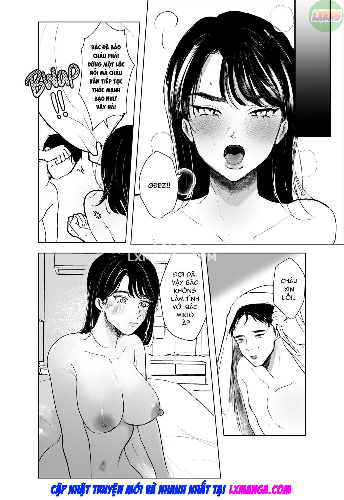 Đọc truyện hentai Lan can dì nóng bỏng của tôi - Oneshot