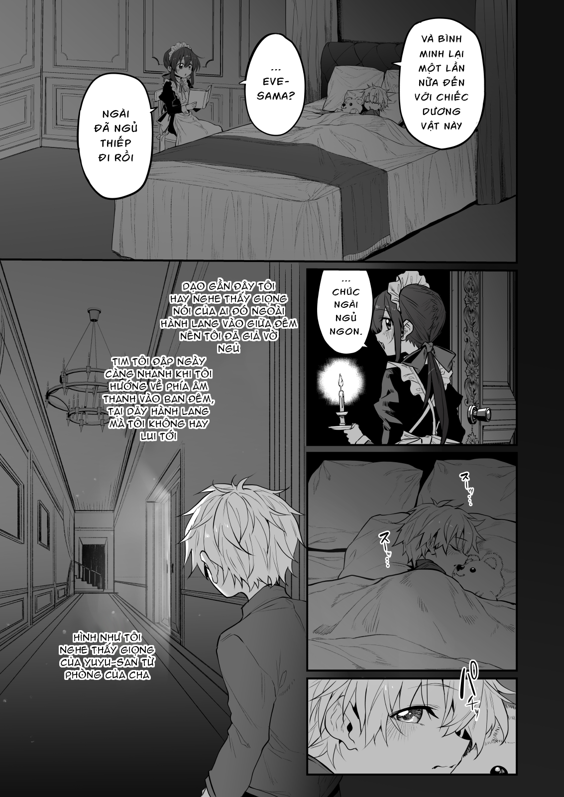 Đọc truyện hentai Mối tình đầu với cô hầu gái - Oneshot