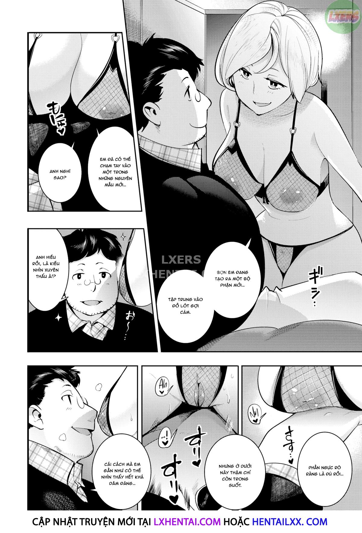 Đọc truyện hentai Vợ tôi là nhà thiết kế đồ lót - Oneshot
