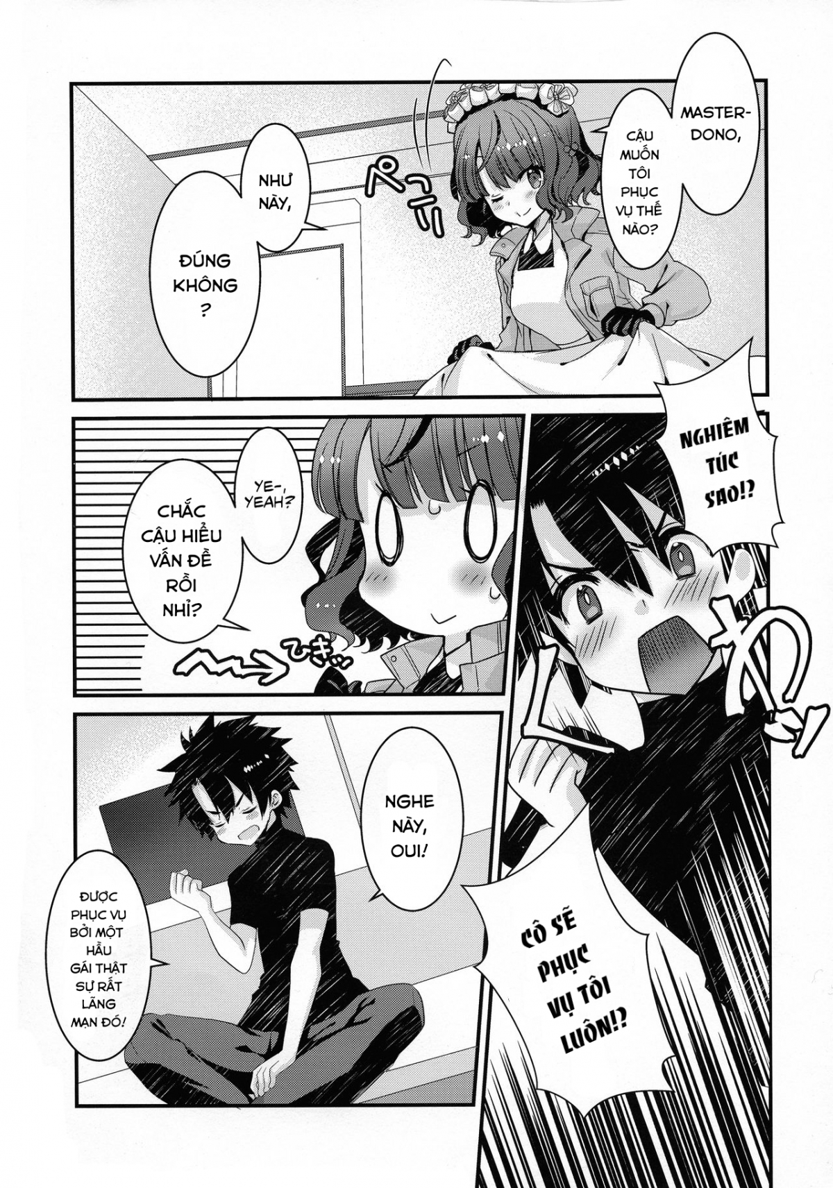 Đọc truyện hentai Maid Oui-san to Icha Love Sukebe Suru Hon - Oneshot