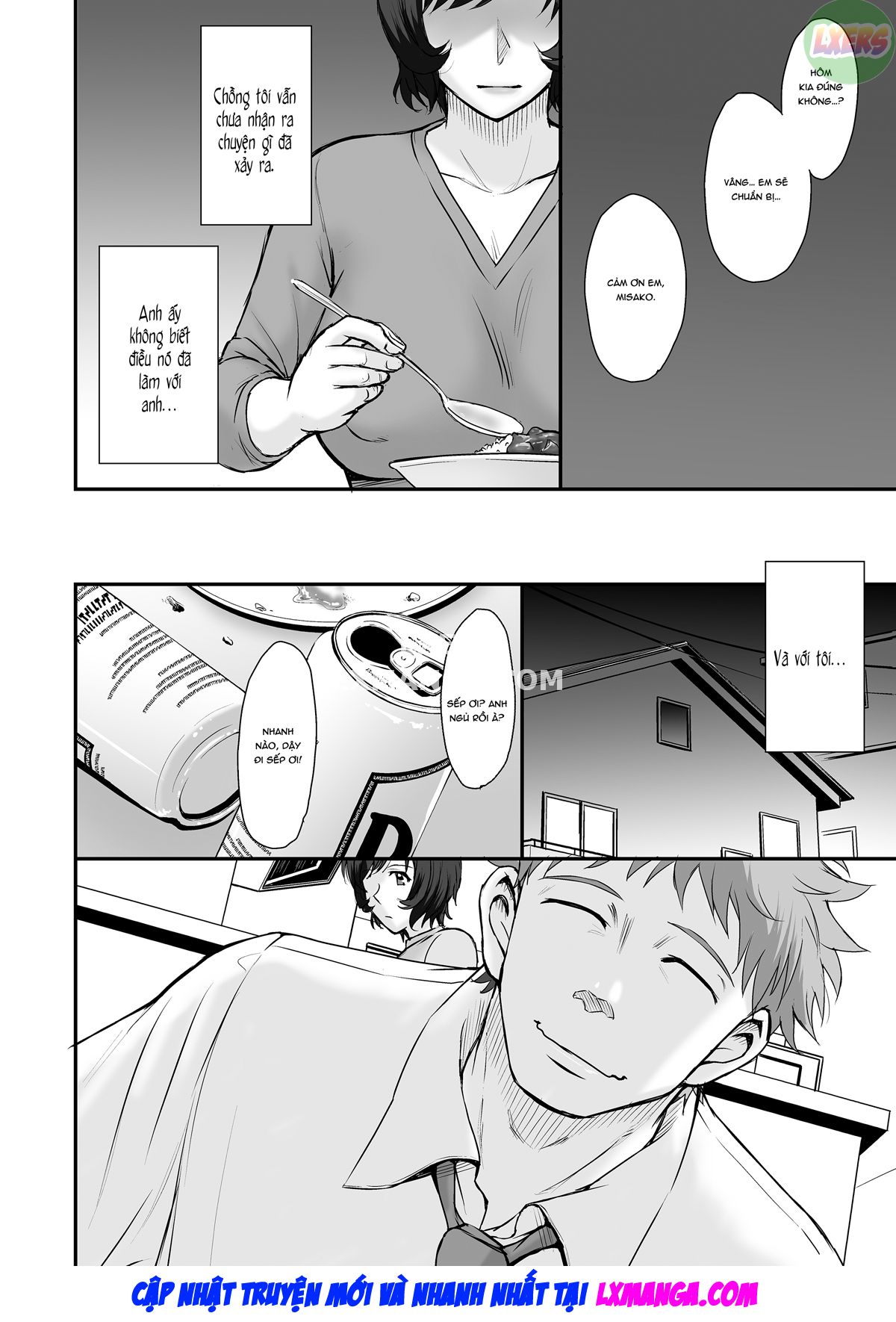 Đọc truyện hentai Để Chồng Nằm Ngủ - Oneshot