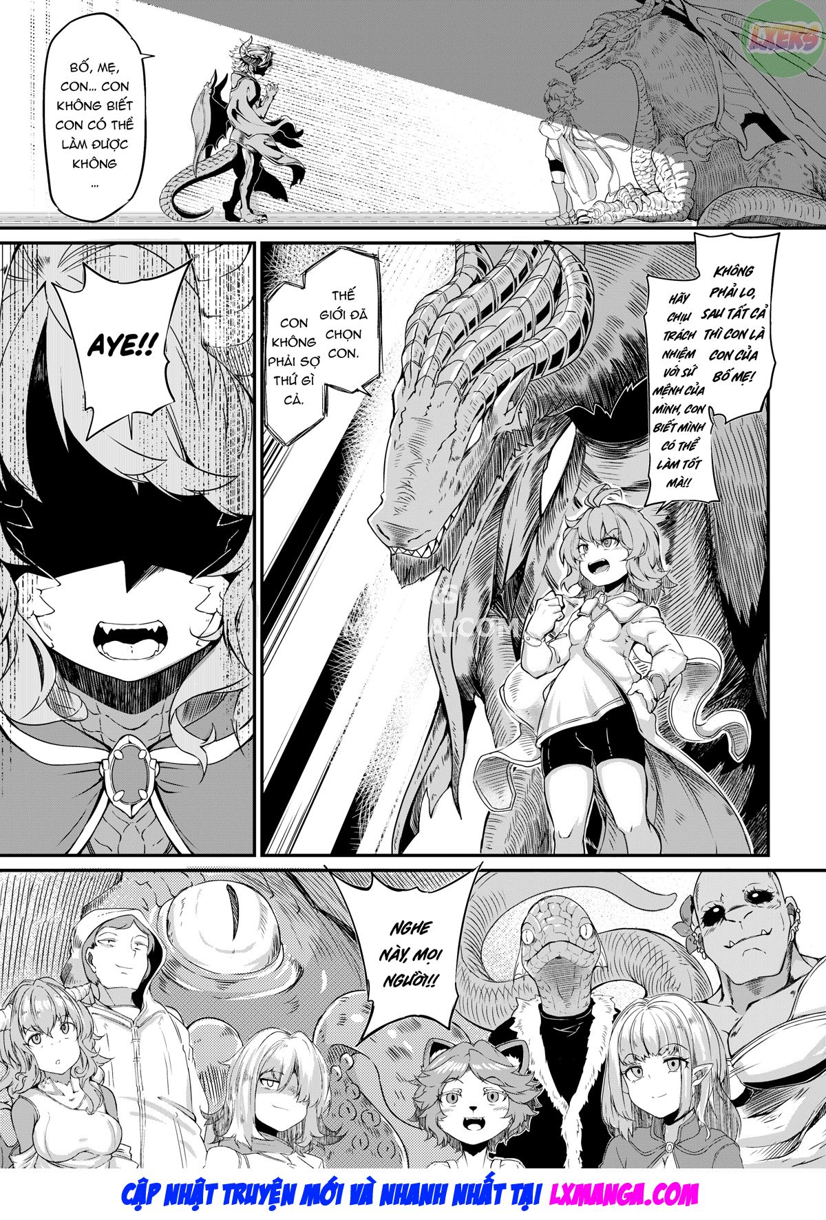 Đọc truyện hentai Tái thiết!? Thụ tinh giữa các loài - Chap 6 - [END]