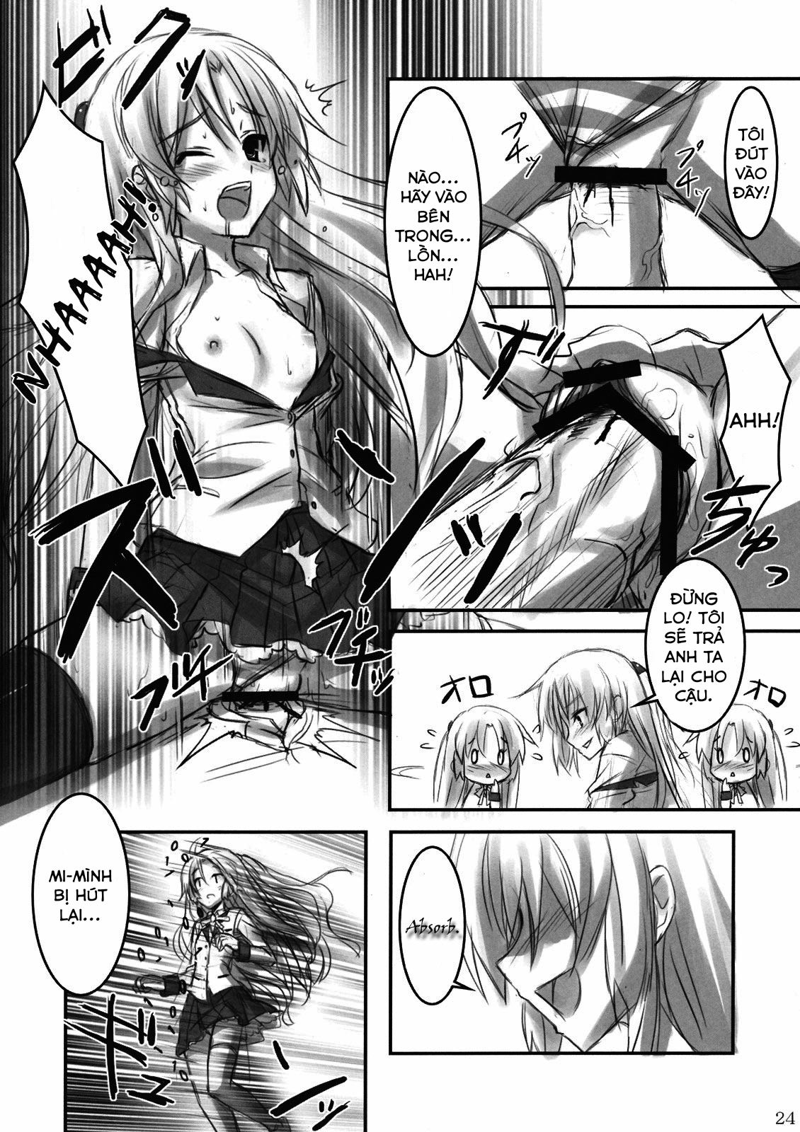 Đọc truyện hentai Angel Kneeso! (Angel Beats) - Oneshot