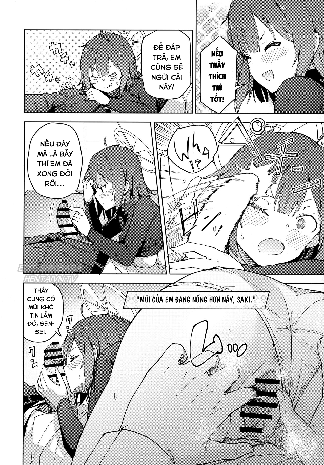 Đọc truyện hentai Tôi nứng sau khi ngửi mùi của Saki - Oneshot