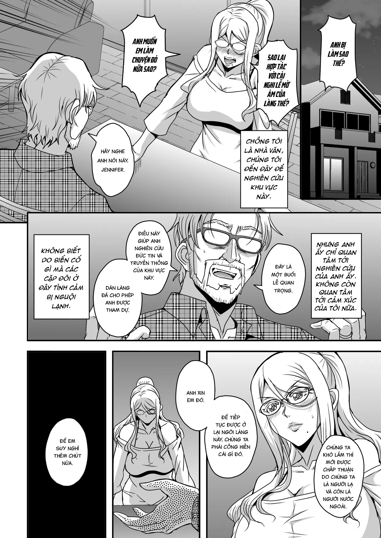 Đọc truyện hentai Cô giáo ngoại quốc tóc vàng - Oneshot