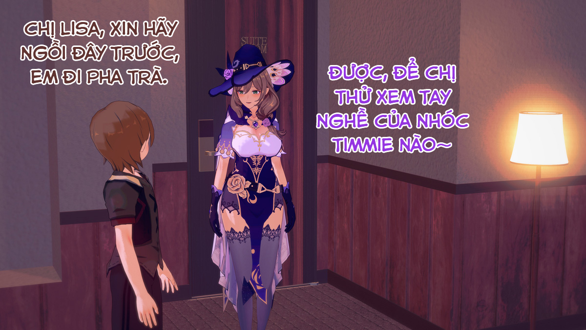 Đọc truyện hentai Cậu học sinh may mắn - Lisa 1