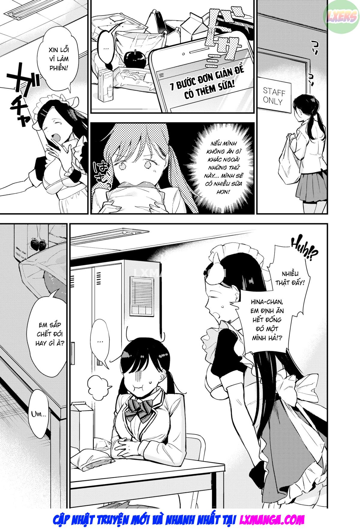 Đọc truyện hentai Cho anh xin thêm ít sữa - Oneshot