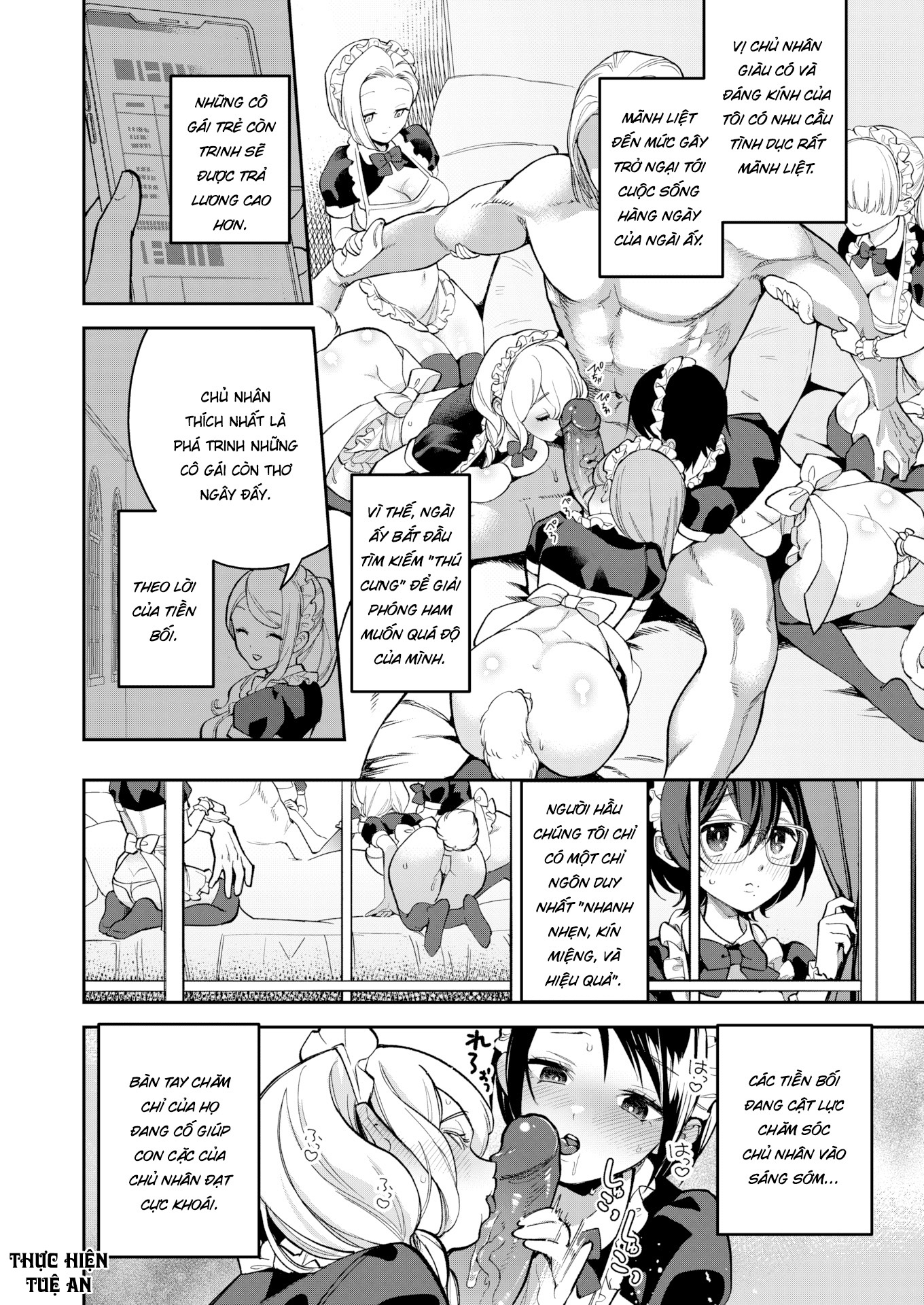 Đọc truyện hentai Hồi kí của nữ hầu gái - Oneshot