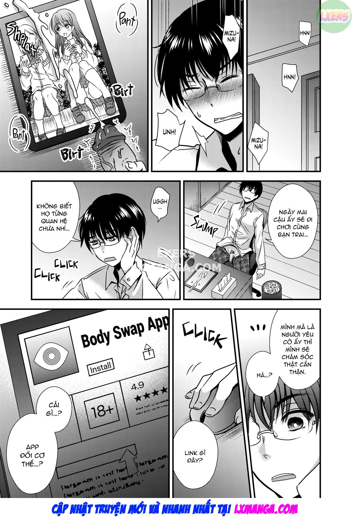 Đọc truyện hentai Sở hữu ứng dụng bạn trai có tiền bối, muốn làm gì thì làm - Oneshot