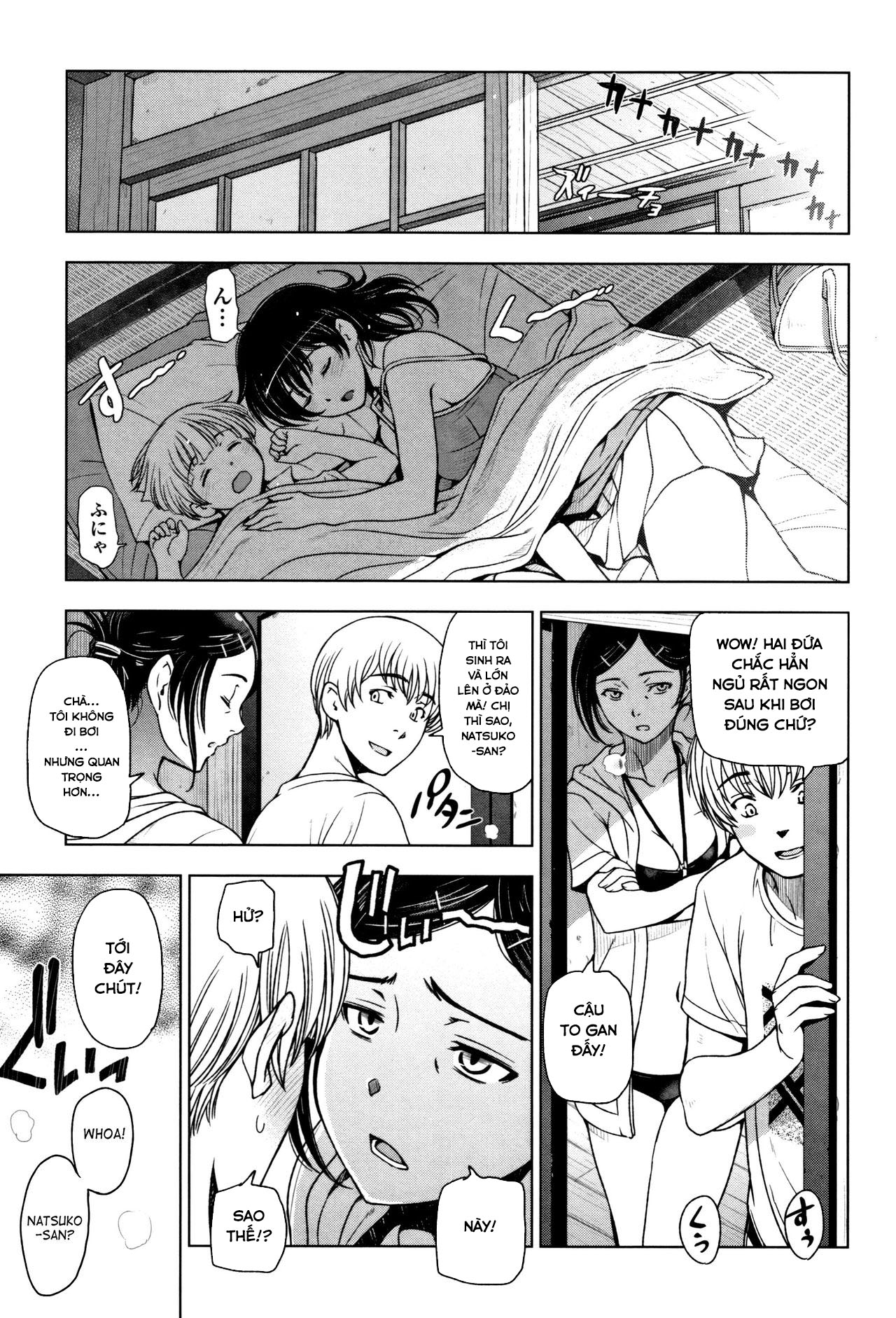 Đọc truyện hentai Natsu-jiru ~Ase ni Mamirete Gucchagucha - Chap 4