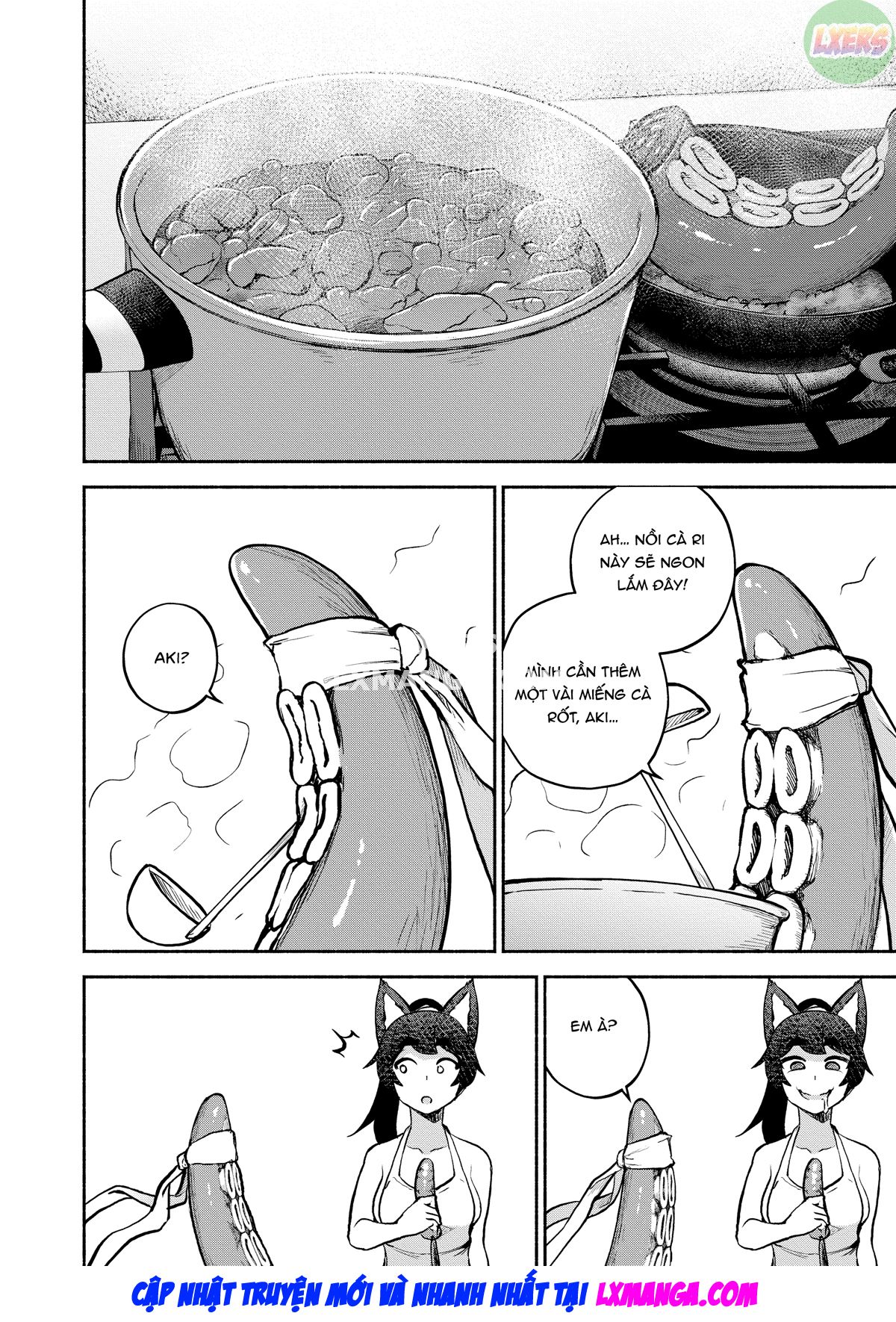 Đọc truyện hentai Người hầu của tôi là quái vật xúc tu - Chap 3