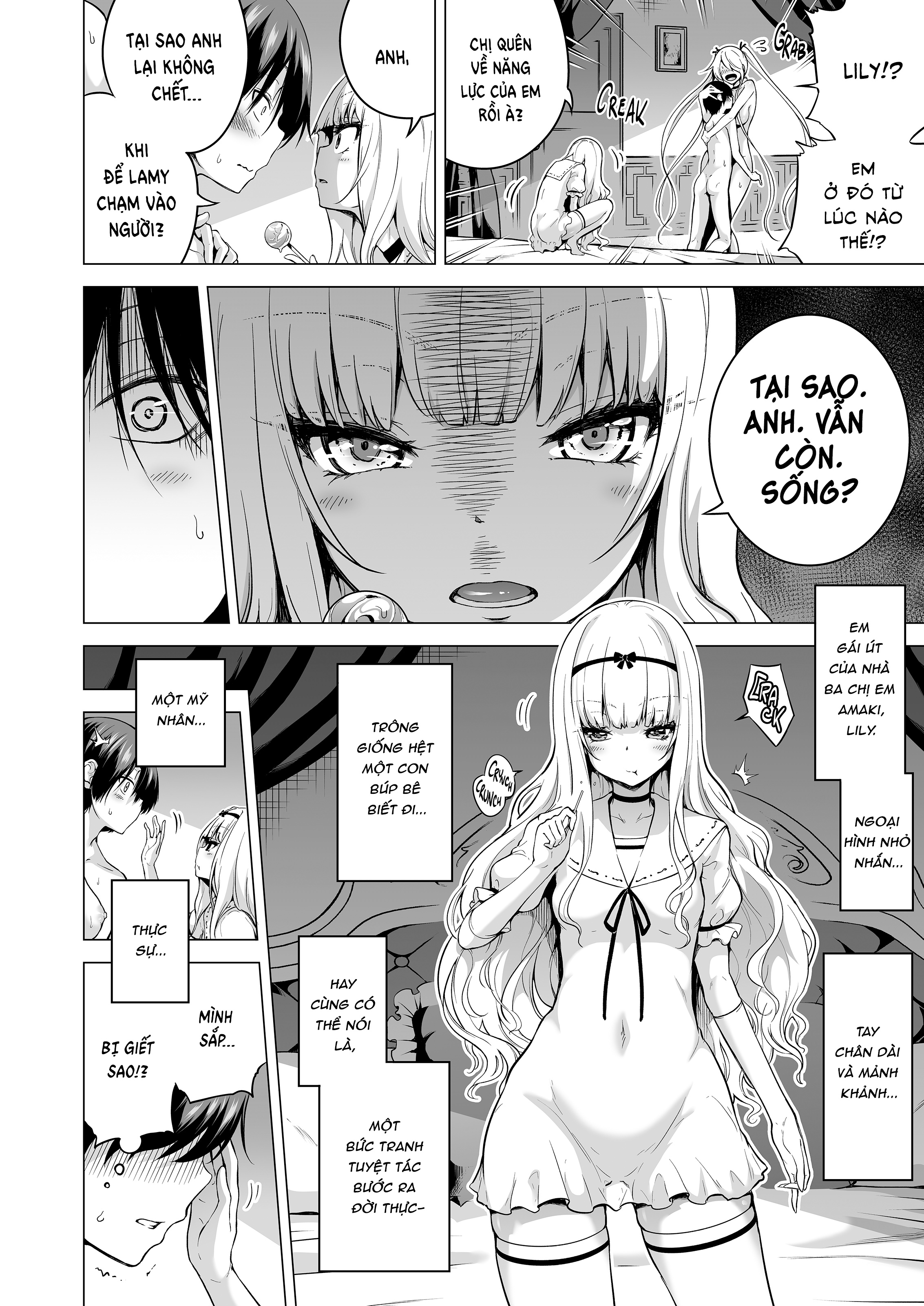 Đọc truyện hentai Vắt kiệt tinh trùng cùng ba chị em Succubus - Chap 2