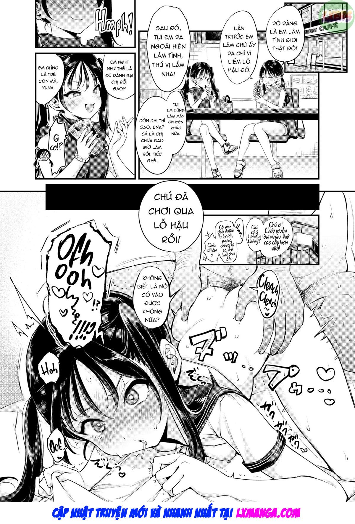 Đọc truyện hentai Chú và 2 cháu song sinh Oneshot