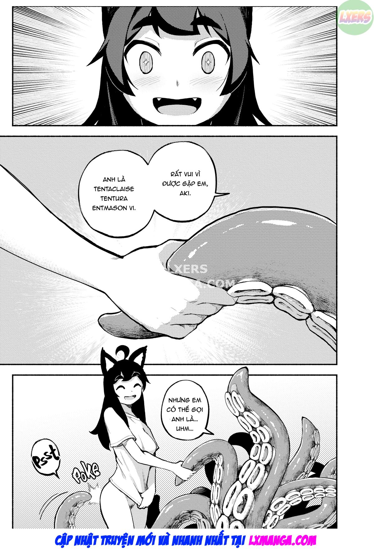 Đọc truyện hentai Người hầu của tôi là quái vật xúc tu - Chap 4 - [END]