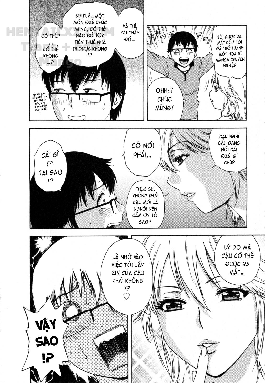 Đọc truyện hentai Life With Married Women Just Like A Manga - Chap 13