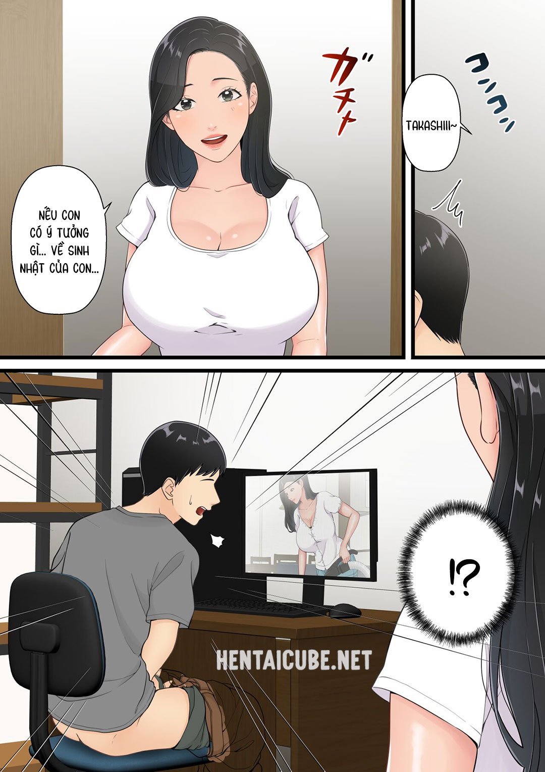 Đọc truyện hentai Người mẹ tốt chịu thua trước cu con trai - Oneshot