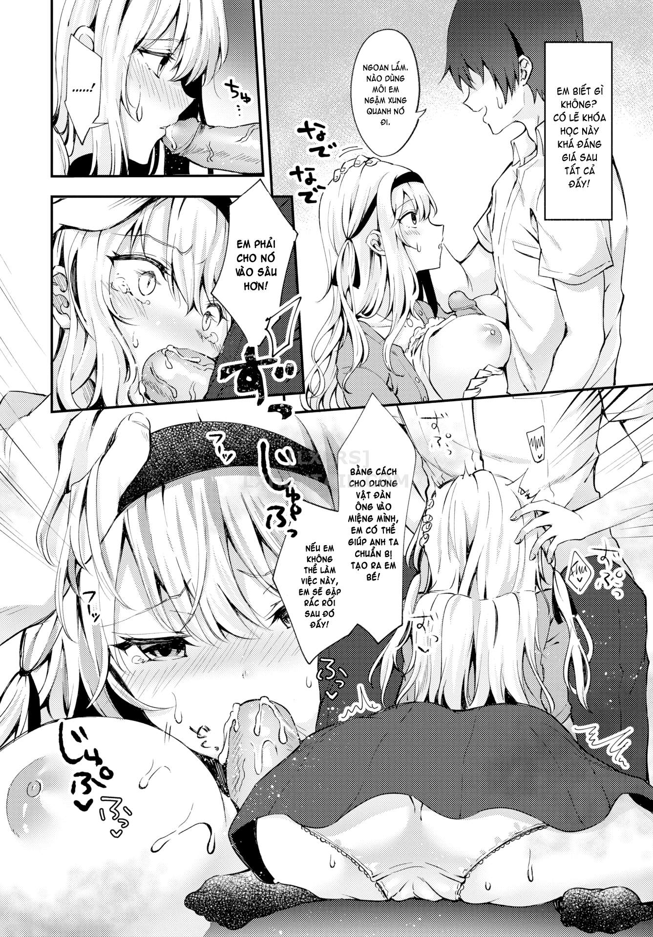 Đọc truyện hentai Teaching a Dumb Girl How to Make Babies! - Oneshot