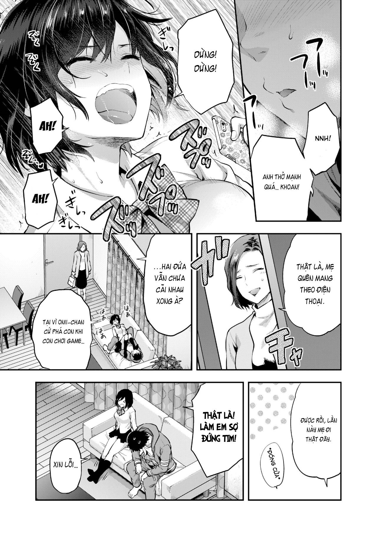 Đọc truyện hentai Aru Hi no Eri to Ani - OneShot
