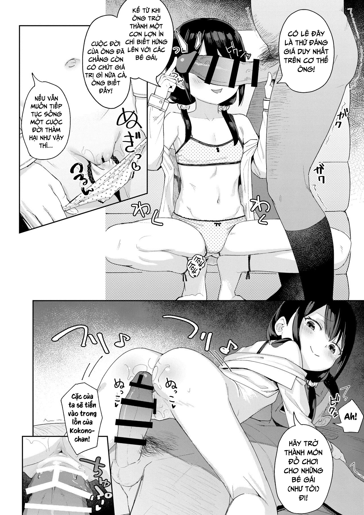 Đọc truyện hentai Tôi bị ăn hiếp bởi một con nhãi ranh là bạn của con gái mình - Chap 2