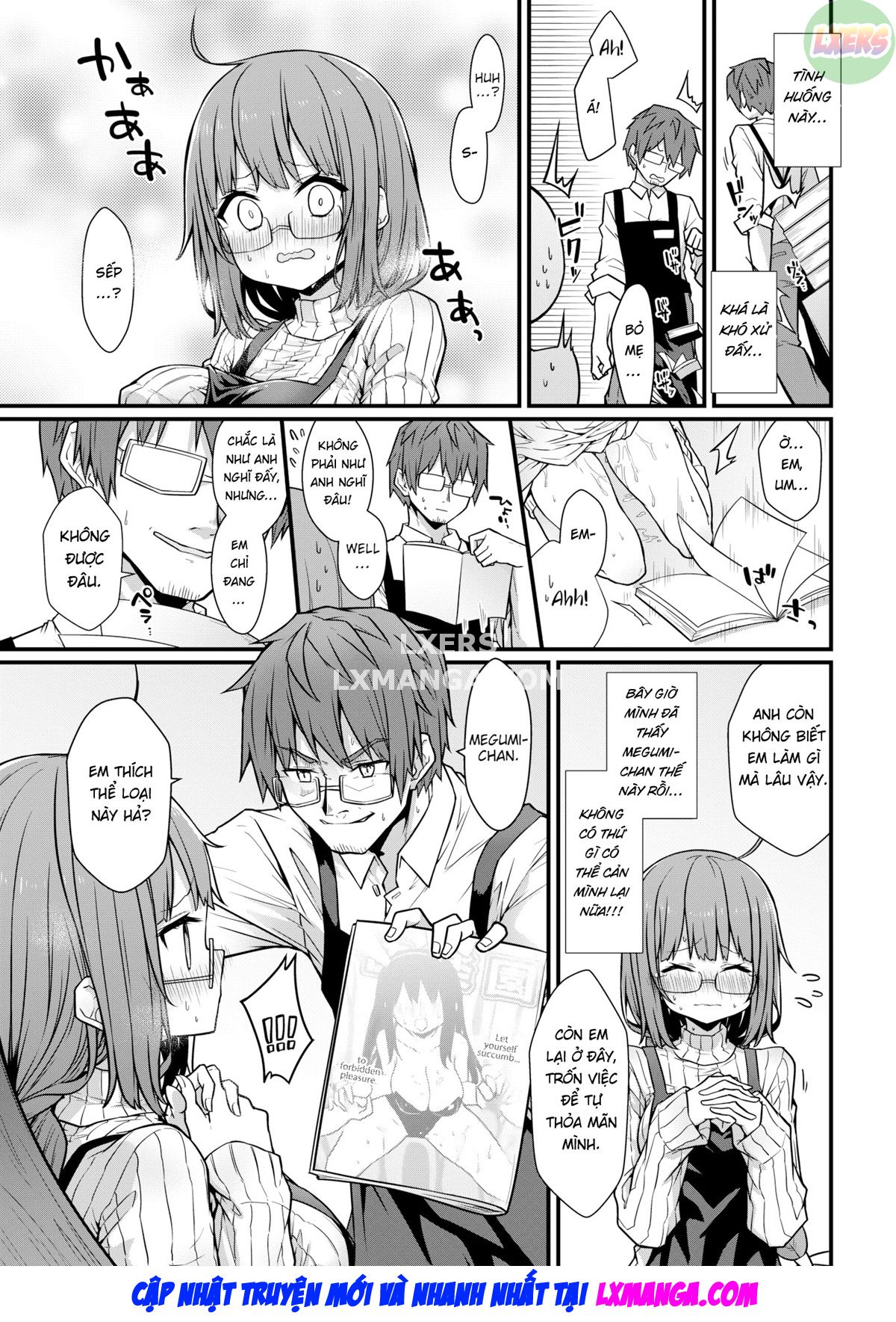 Đọc truyện hentai Bí mật của hiệu sách - Oneshot