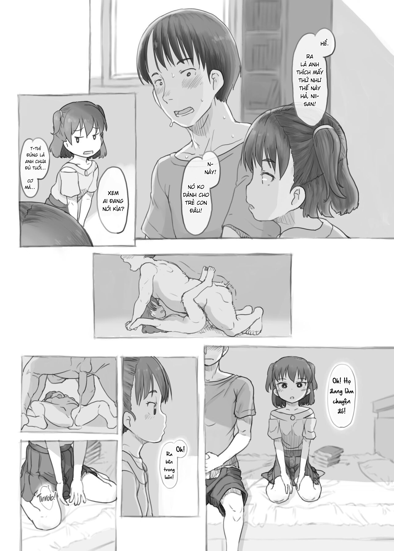Đọc truyện hentai Fap cùng em gái - Chap 1