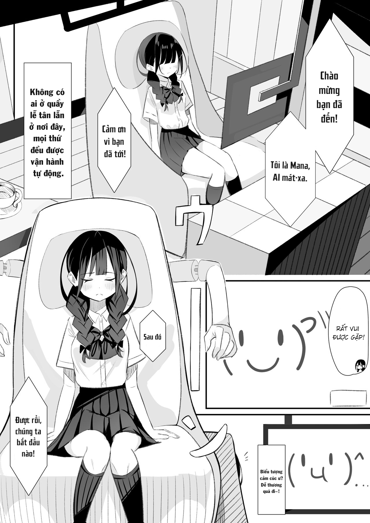 Đọc truyện hentai Cuốn sách mỏng với mái tóc đen và bím tóc - Nửa cuối