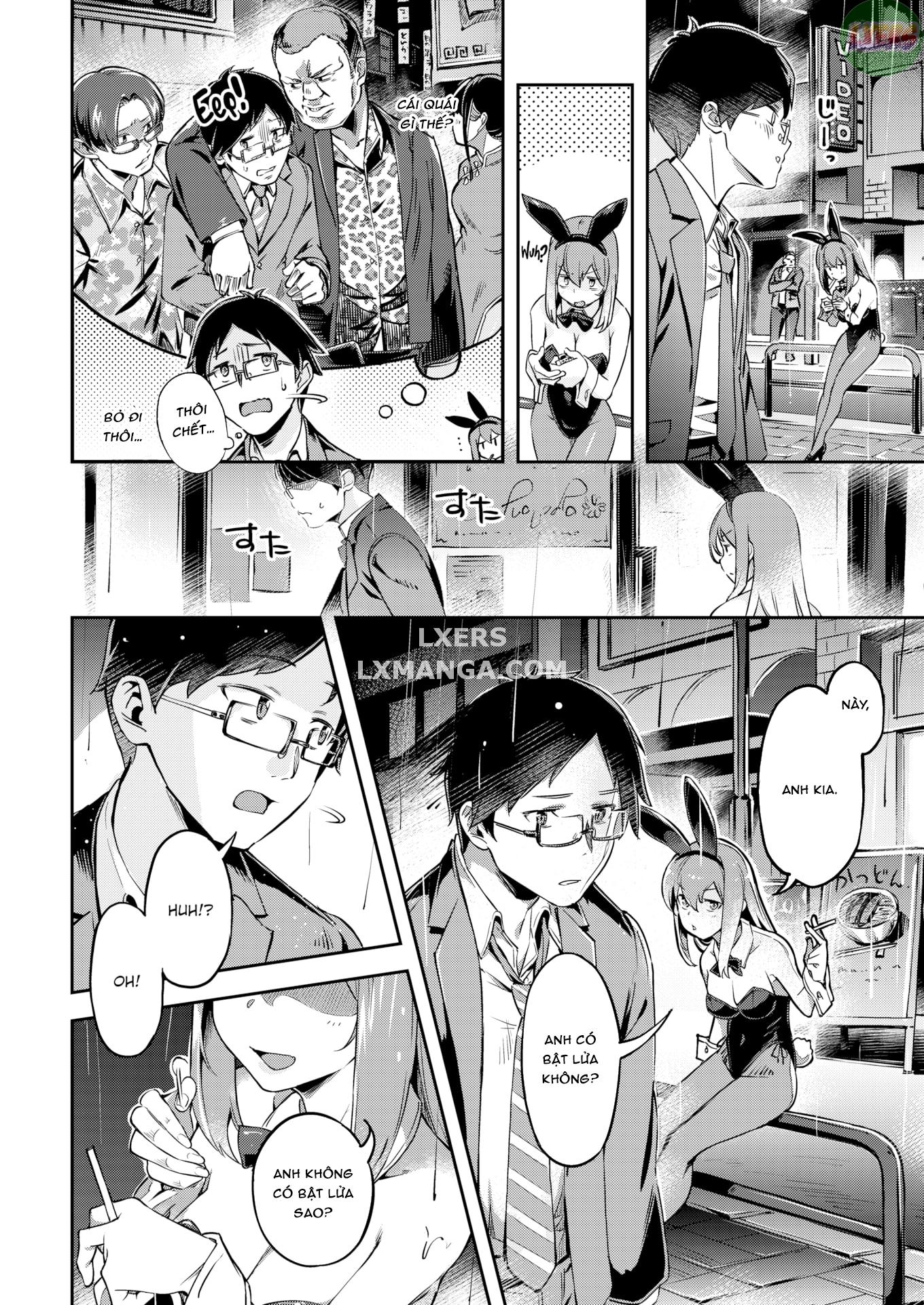 Đọc truyện hentai Thỏ Yasagure Usagi , mưa và tôi - Oneshot