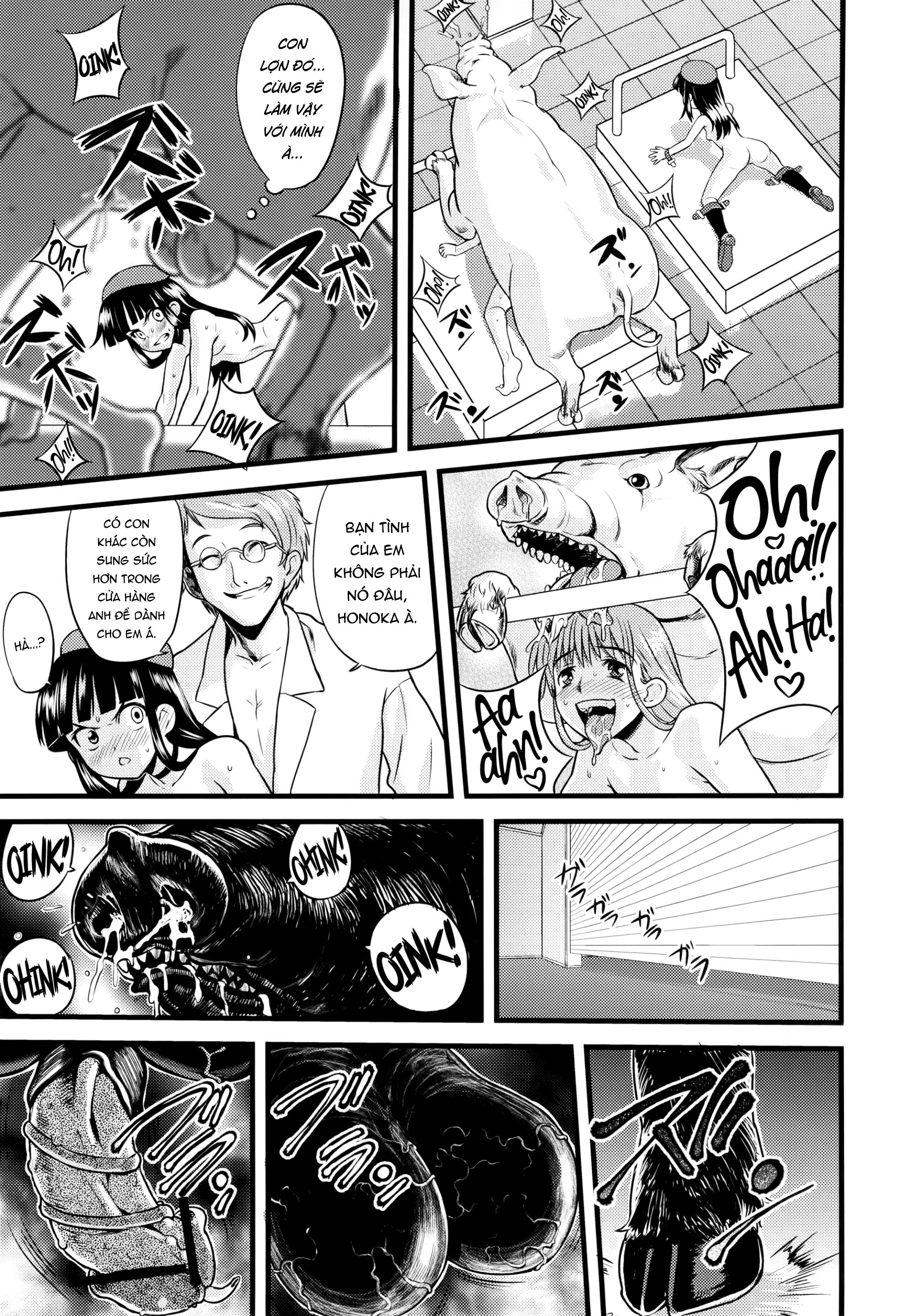 Đọc truyện hentai Công chúa khỏa thân Honoka: Thức tỉnh bằng cơn cực khoái khi giao phối với lợn! - Chap 2 End