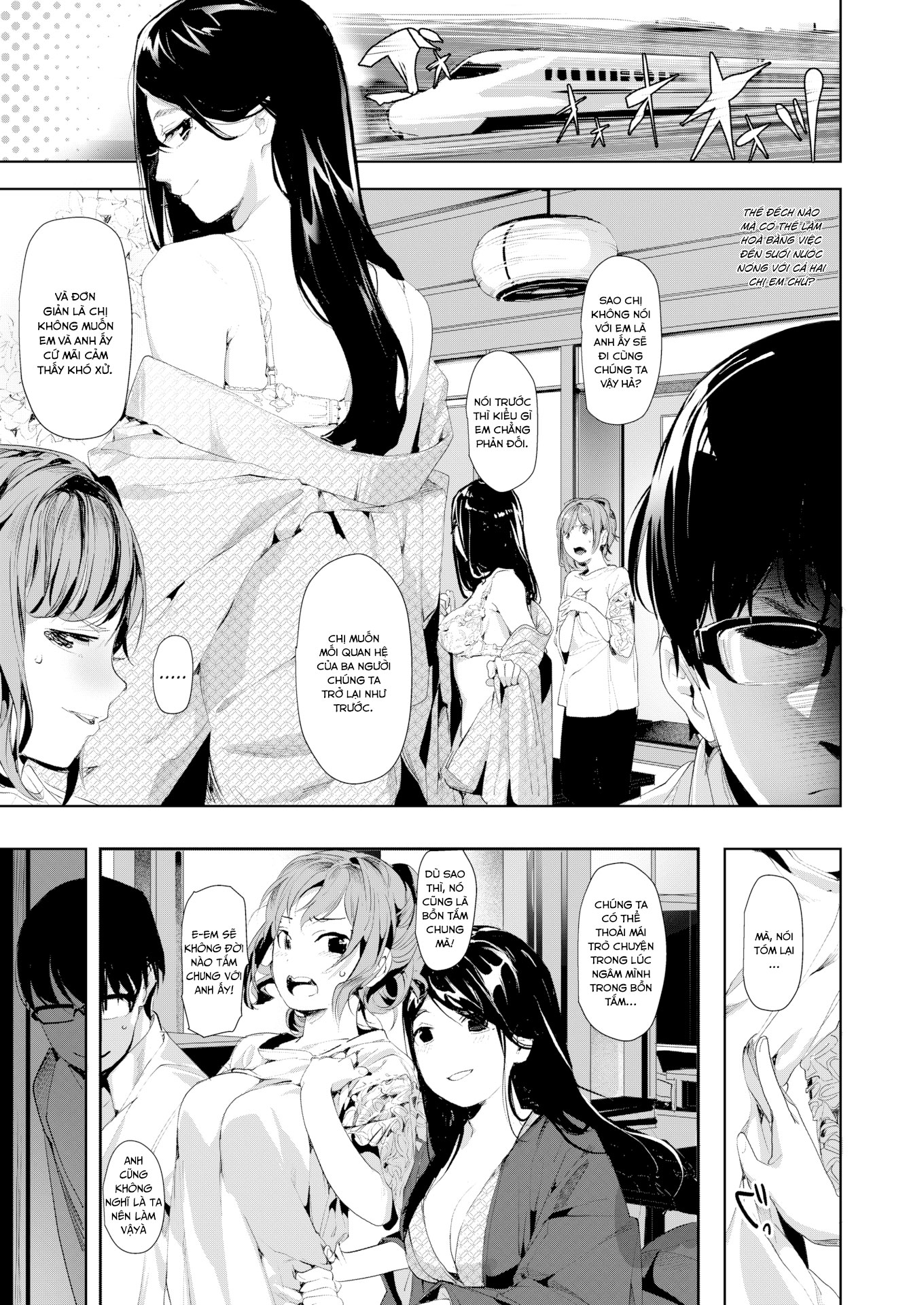 Đọc truyện hentai Chịch cả chị lẫn em - Chap 2- không che- End