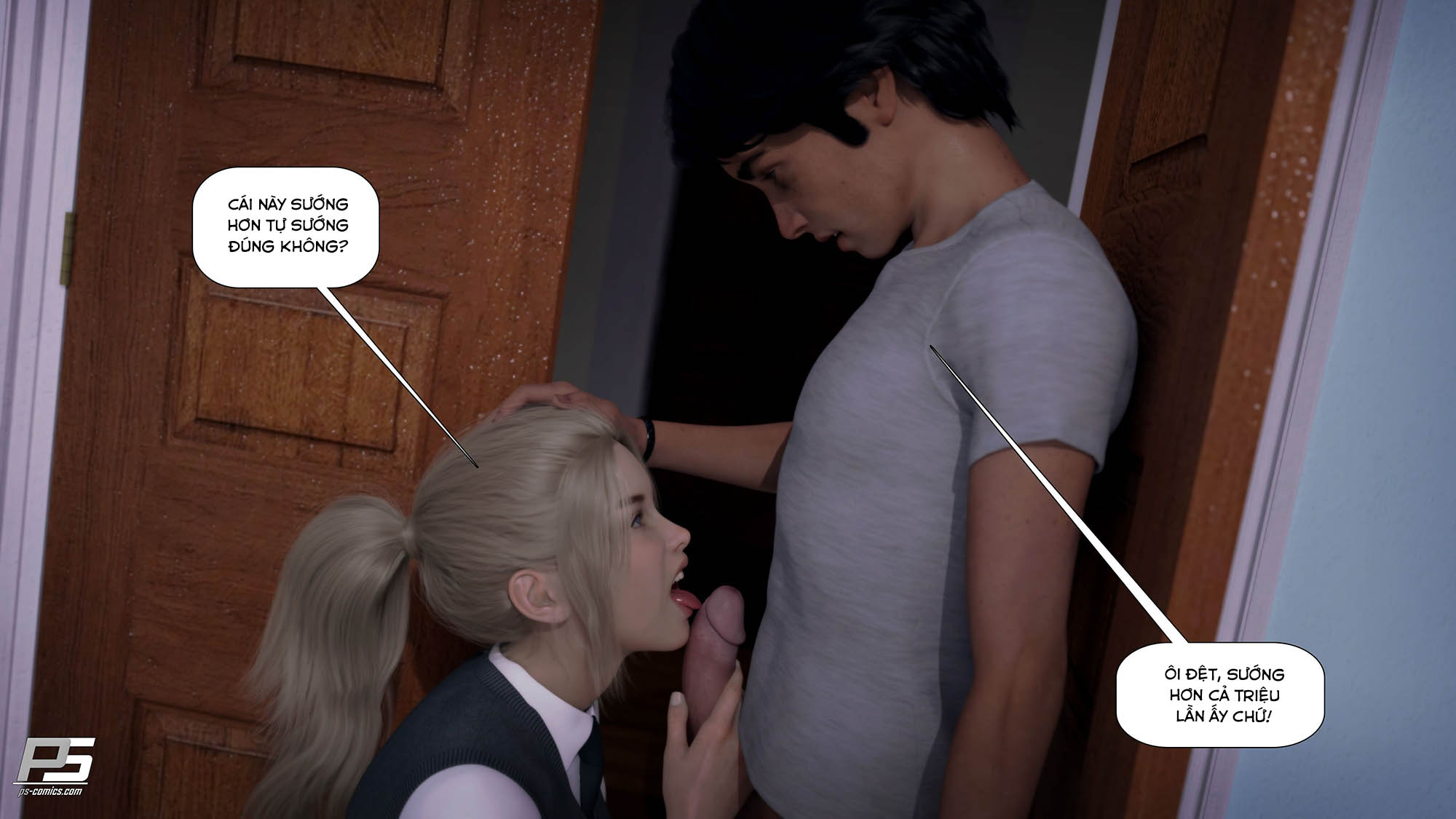 Đọc truyện hentai Milf Mansion Vol 1 Chương 8: Đang chơi đùa với mình?
