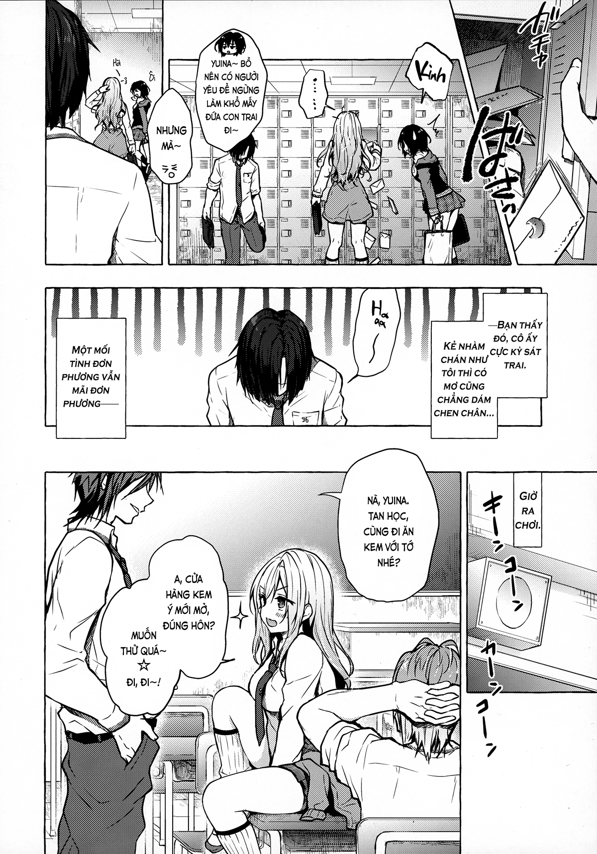 Đọc truyện hentai Ấy cùng gái lai Tây, Yuina-chan♡ (nguyên tác) - 01. Tình đơn phương đỏ mặt vì tôi!?