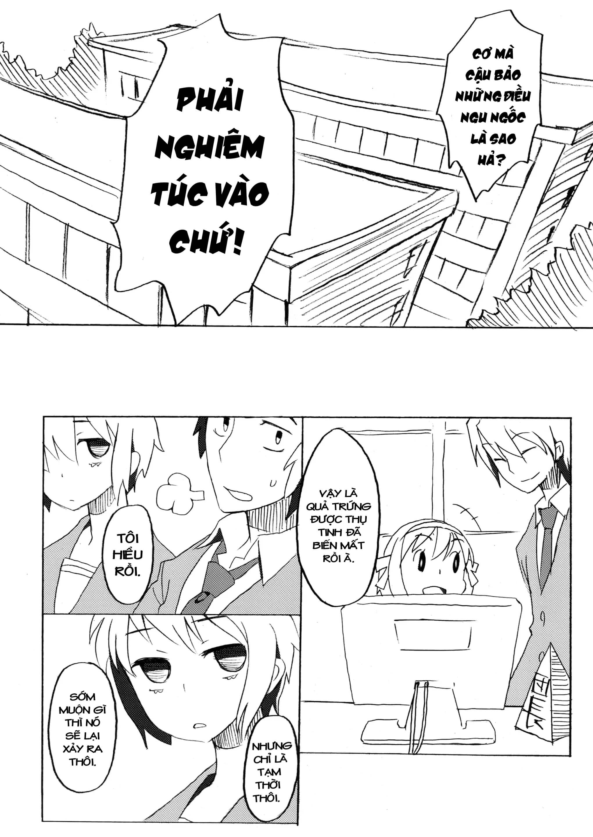 Đọc truyện hentai Cái thai của Suzumiya Haruhi - Oneshot